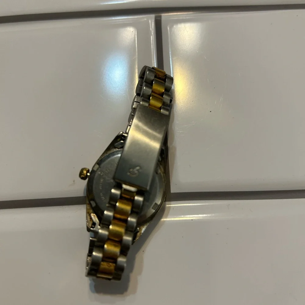 Gruen Precision Gold and Silver Watch